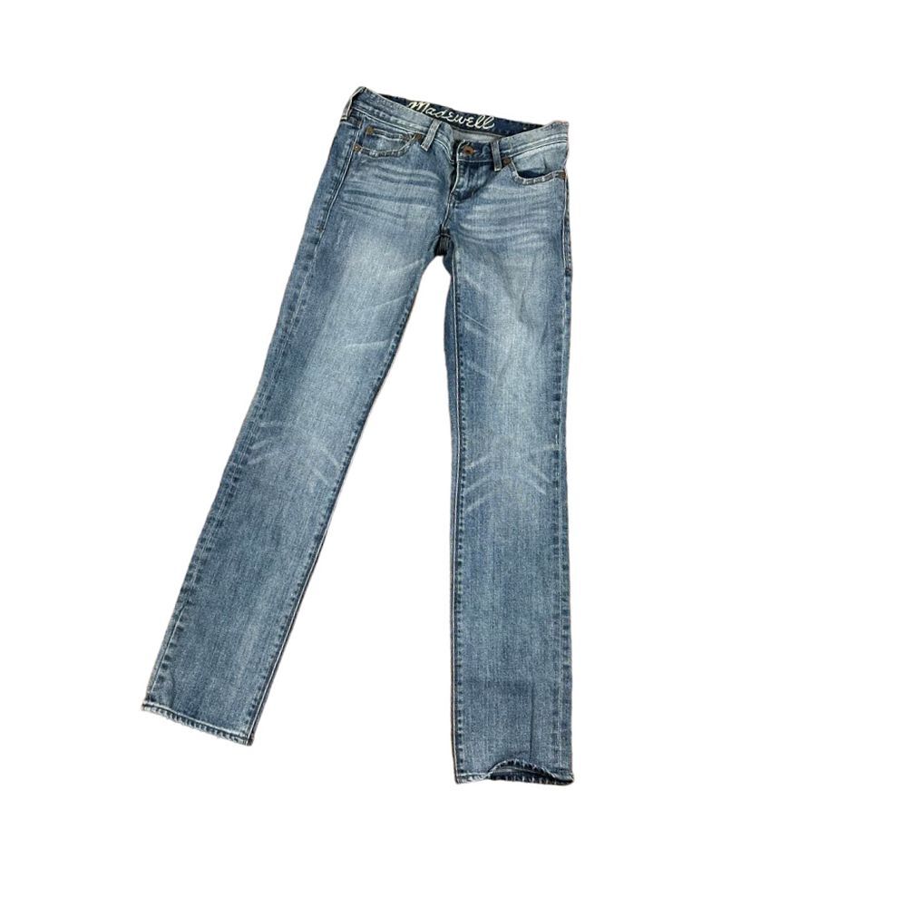 Madewell Classic Straight Leg Jeans Vintage Wash Denim Casual Wear size 25/32